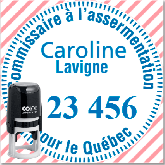 étampe commissaire à l'assermentation