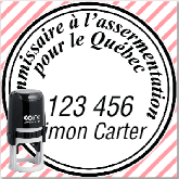 étampe commissaire à l'assermentation