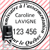 étampe commissaire à l'assermentation