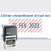 Colop printer dater S260 - commissaire à l'assermentation