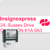 Self-Inking custom address stamp for Canada - model 2 - Colop Printer 20