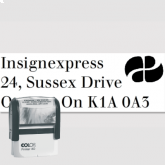 custom address stamp for Canada - model 1 - Colop Printer 30