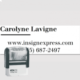 Self-Inking custom address stamp for Canada - model 6 - Colop Printer 30