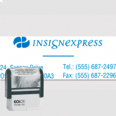 Self-Inking custom address stamp for Canada - model 10 - Colop Printer 40