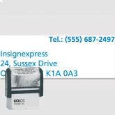 Self-Inking custom address stamp for Canada - model 11 - Colop Printer 40