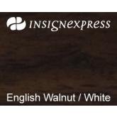 English Walnut / White