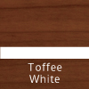 toffee white - engraved plastic