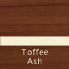 toffee ash - engraved plastic
