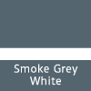 smoke grey white - engraved plastic