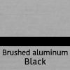 brushed aluminum black - engraved plastic
