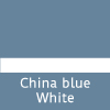 china blue white - engraved plastic