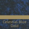 celestial blue gold - engraved plastic