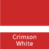 crimson white - engraved plastic