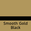 smooth gold black - engraved plastic
