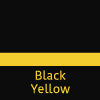 black yellow - engraved plastic