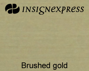 Brushed gold
