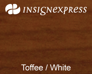 Toffee / White