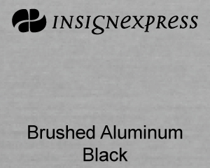 Brushed Aluminum / Black