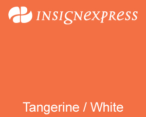 Tangerine / White