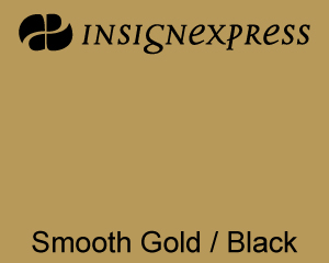 Smooth gold / black