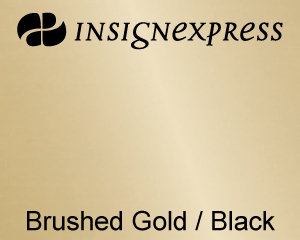 Brushed Gold / black