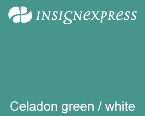 Celadon Green / White