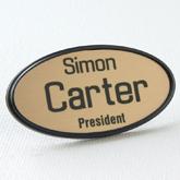 Épinglette style 5, brushed copper imprimé