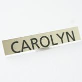 épinglette imprimé aluminium or